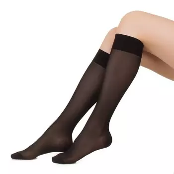 B.Well Гольфы компрессионные прозрачные с массажной стопой II класс JW-121 MED