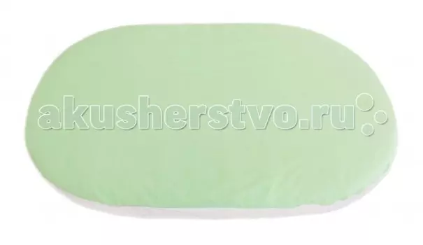 Baby Nice (ОТК) Наматрасник для овальной кроватки 125х75