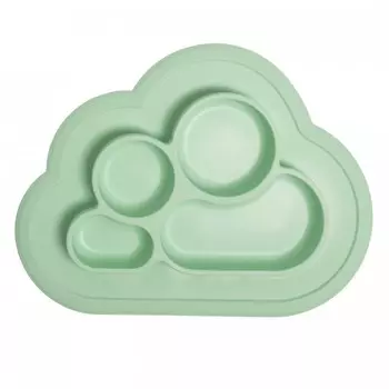 Baby Nice (ОТК) Тарелка детская силиконовая с секциями на присоске