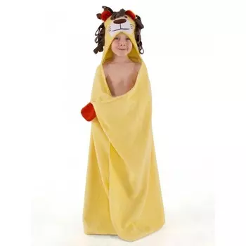 BabyBunny Полотенце детское махровое с капюшоном Лев