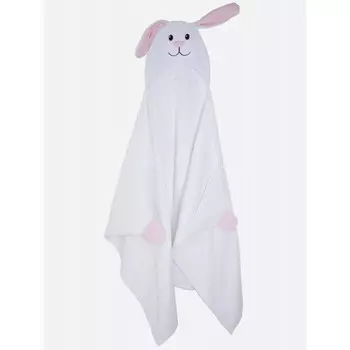 BabyBunny Полотенце детское махровое с капюшоном Зайчик M 125х65 см