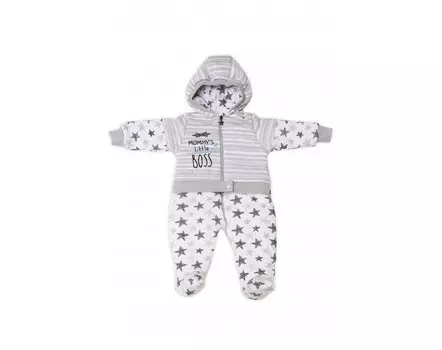 Babyglory Комбинезон на синтепоне для мальчика Little BOSS