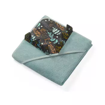 BabyOno Полотенце махровое с капюшоном Hedgehog Spines 100x100 см