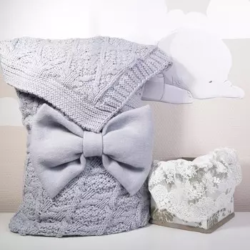 BamBola Комплект на выписку вязаный (4 предмета)