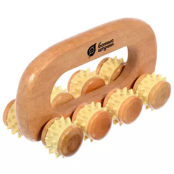 Банные Штучки Массажёр деревянный универсальный Вездеход 14х7х8,5 см