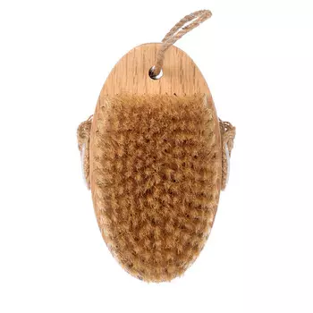 Банные Штучки Щетка деревянная Антицеллюлит банная массажная с натуральной щетиной 13 см