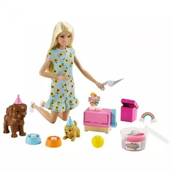 Barbie Игровой набор Барби с питомцами