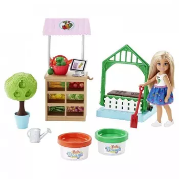 Barbie Игровой набор Овощной сад Челси