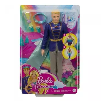 Barbie Кукла 2-в-1 Принц Русалки