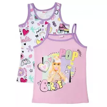 Barbie Майки для девочки КМ-1Д21-B 2 шт.