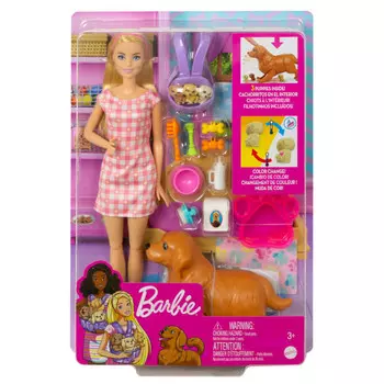 Barbie Набор игровой Новорожденные щенки