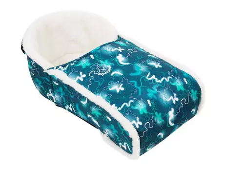 Барс Утеплитель для санок универсальный Меховой с конвертом для ног на молнии