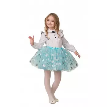 Батик Юбка Снежинки 6076