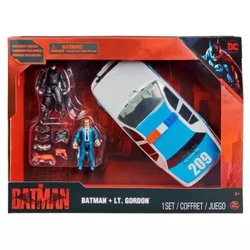 Batman Набор фигурок Бэтмен с полицейской машиной
