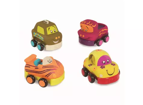 Battat Набор из 4 машинок