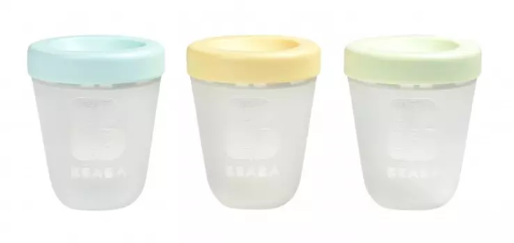 Beaba Набор силиконовых контейнеров 3 шт.