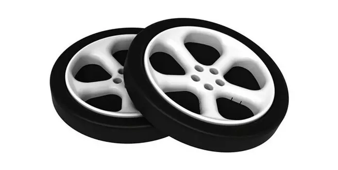 Бельмарко Комплект пластиковых колес для кровати-машины 2 шт.