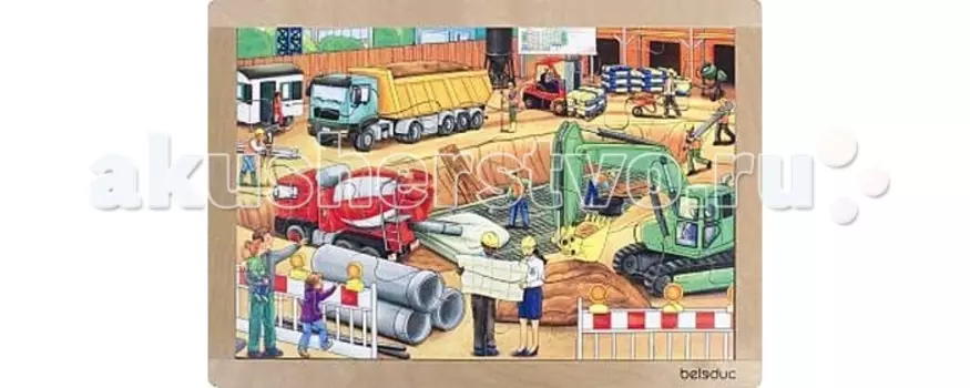 Beleduc Развивающий Пазл Стройка