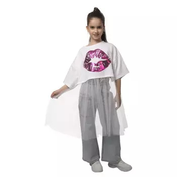 Bella Monella Кроп топ с сеткой