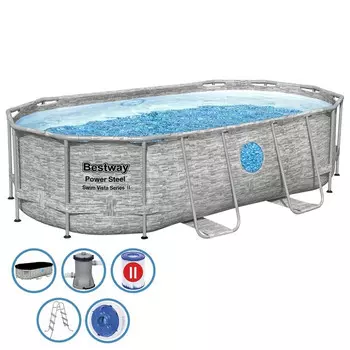 Бассейн Bestway Бассейн каркасный Power Steel 427х250х100 см 56714