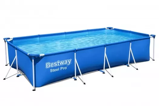 Бассейн Bestway Бассейн каркасный прямоугольный с фильтром-насосом 400х211х81 см