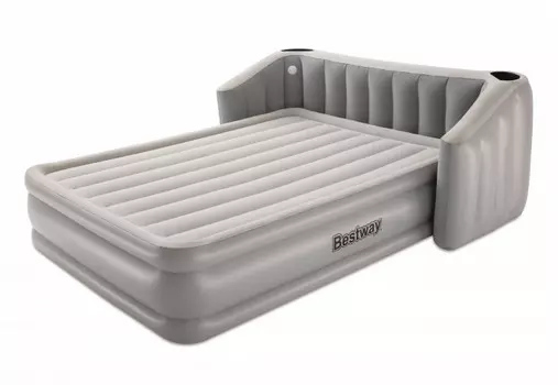 Bestway Надувная кровать со спинкой 233x196x80 см