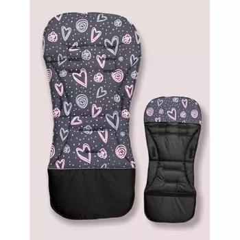 БиоСон Матрас в коляску Сердечки