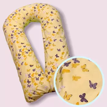 БиоСон Подушка для беременных Бабочки 340х35 холоффайбер