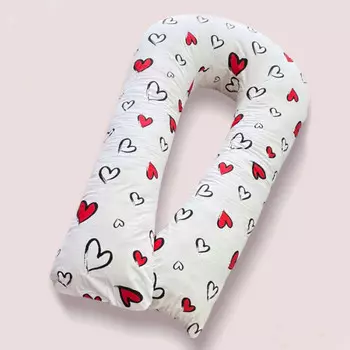 БиоСон Подушка для беременных Сердце 340х35 холоффайбер