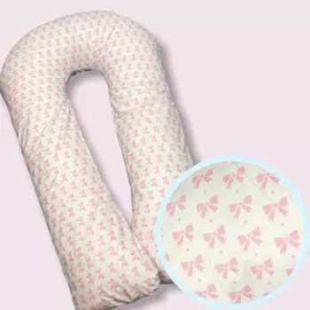 БиоСон Подушка холоффайбер U Бантики 340х35 (поплин)