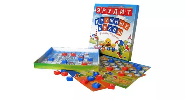 Биплант Настольная игра Эрудит Дружные буквы