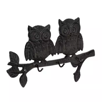 BlumenHaus Вешалка 3 крючка Совы декоративная