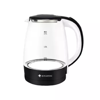 Bonaffini Электрический чайник стекло 1500 Вт 2 л
