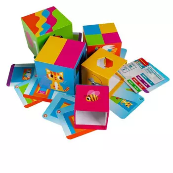 Bondibon БондиЛогика Игра настольная логическая Интеллектуальные кубики