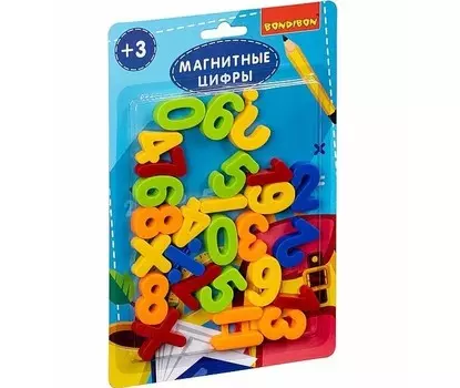 Bondibon Цифры и знаки магнитные (26 элементов)