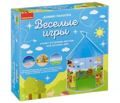 Bondibon Домик-палатка Веселые игры Зоопарк