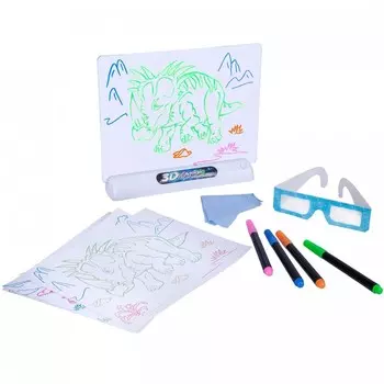 Bondibon Доска для рисования с 3D эффектом Динозавры