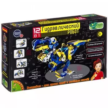 Bondibon Французские опыты Науки с Буки Гидравлический робот 12 в 1