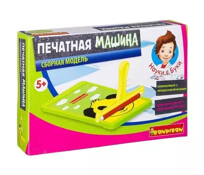 Bondibon Французские опыты Науки с Буки Печатная машина