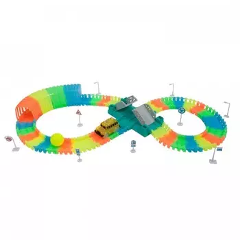 Bondibon Гибкий автотрек Крутой рейсер (137 детали)