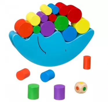 Деревянная игрушка Bondibon Игра-баланс Полумесяц