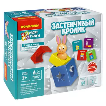 Bondibon Игра настольная логическая БондиЛогика Застенчивый кролик