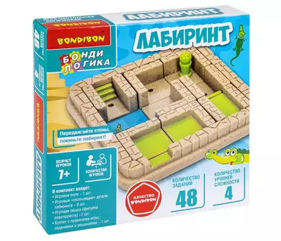 Bondibon Игра настольная логическая Лабиринт
