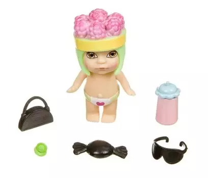 Bondibon Игровой набор OLY Кукла в банане во фруктово-конфетной шапочке и аксессуарами