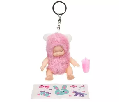 Bondibon Игровой набор Oly Кукла в леденце в меховом костюмчике и аксессуарами ВВ3881