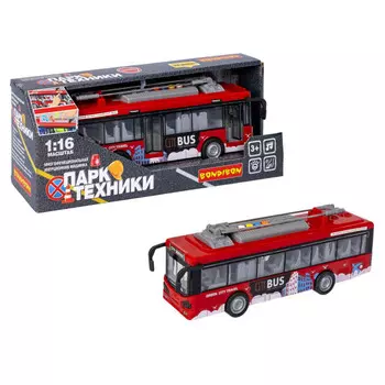 Bondibon Инерционная машина Троллейбус 1:16