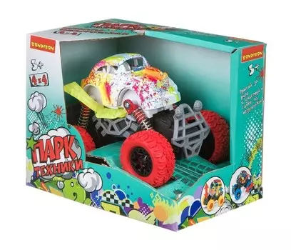 Bondibon Инерционный джип на пружинной подвеске с граффити Парк Техники