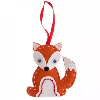 Bondibon Ёлочные игрушки из фетра своими руками Лиса