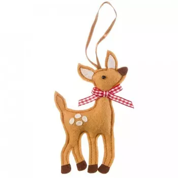 Bondibon Ёлочные игрушки из фетра своими руками Олененок