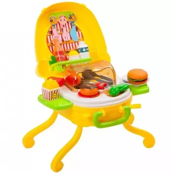 Bondibon Кафе фастфуд со светом и звуком в чемоданчике